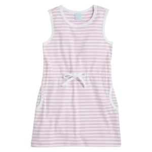 Bella Bliss Dress - Lavender Stripe