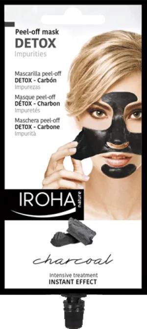 Charcoal Peel-Off Mask- Detox - Black mask