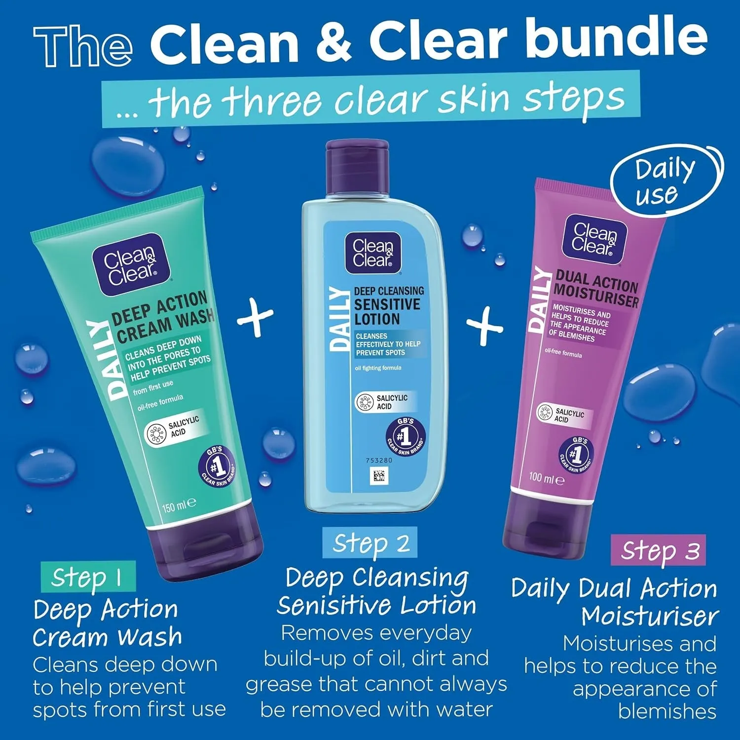 Clean & Clear Deep Cleansing Sensitive Lotion 7oz/ 200ml