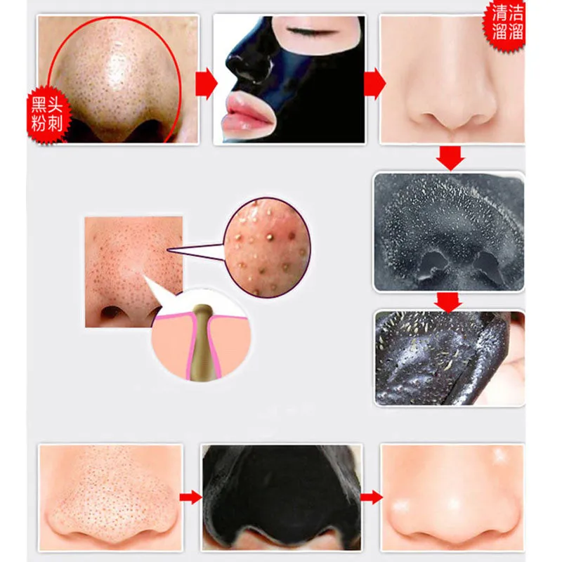 Deep Cleansing Purifying Black Head Remover Peel Off Mask