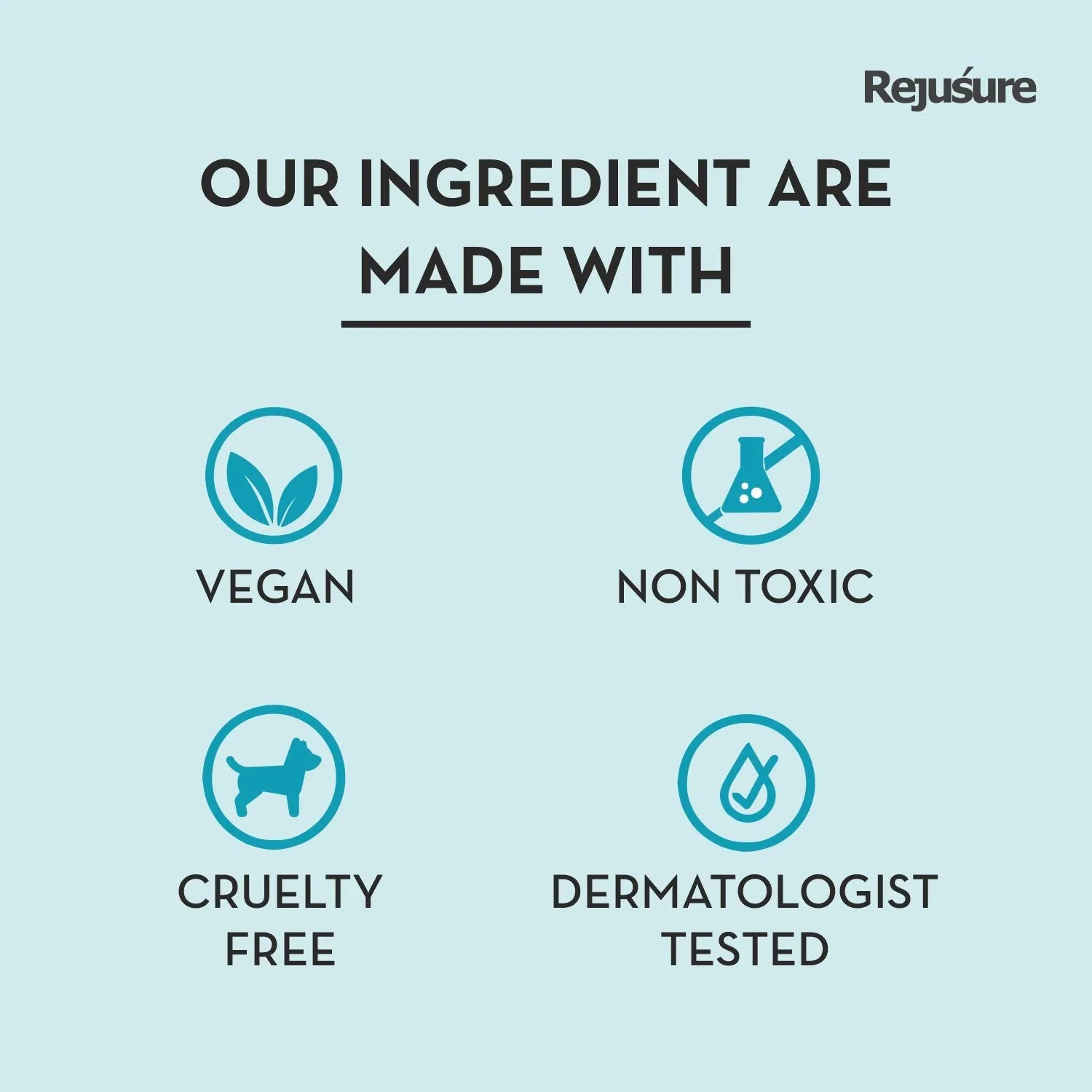 Rejusure Lactic Acid 10%   Hyaluronic Acid 1% Facial Exfoliator - Hydrating and Rejuvenating Serum | Even Tone | Acne Care | Skin Hydration - Ideal for Sensitive, Dry & Oily Skin | 30ml
