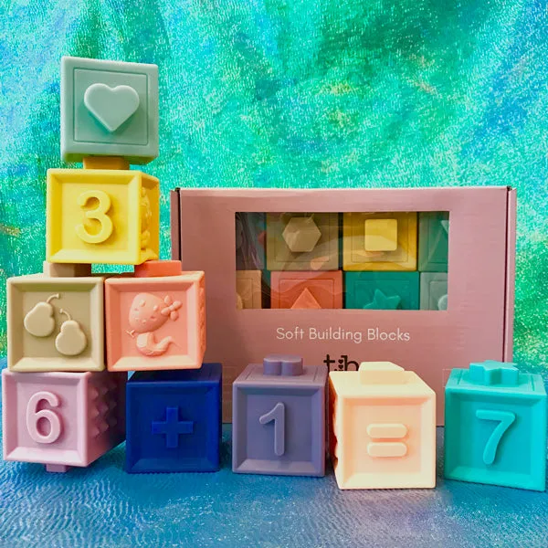 Soft Silicone Building Blocks (3mo )
