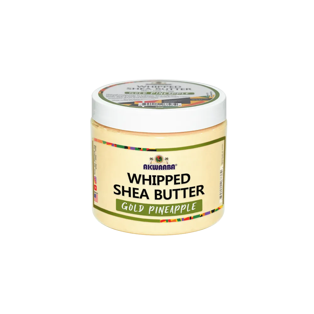 Whipped Shea Butter (Gold Pineapple) - 12 oz.